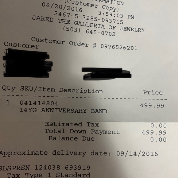 Wedding band. Size 4.75. Gold. - Picture 3 of 3